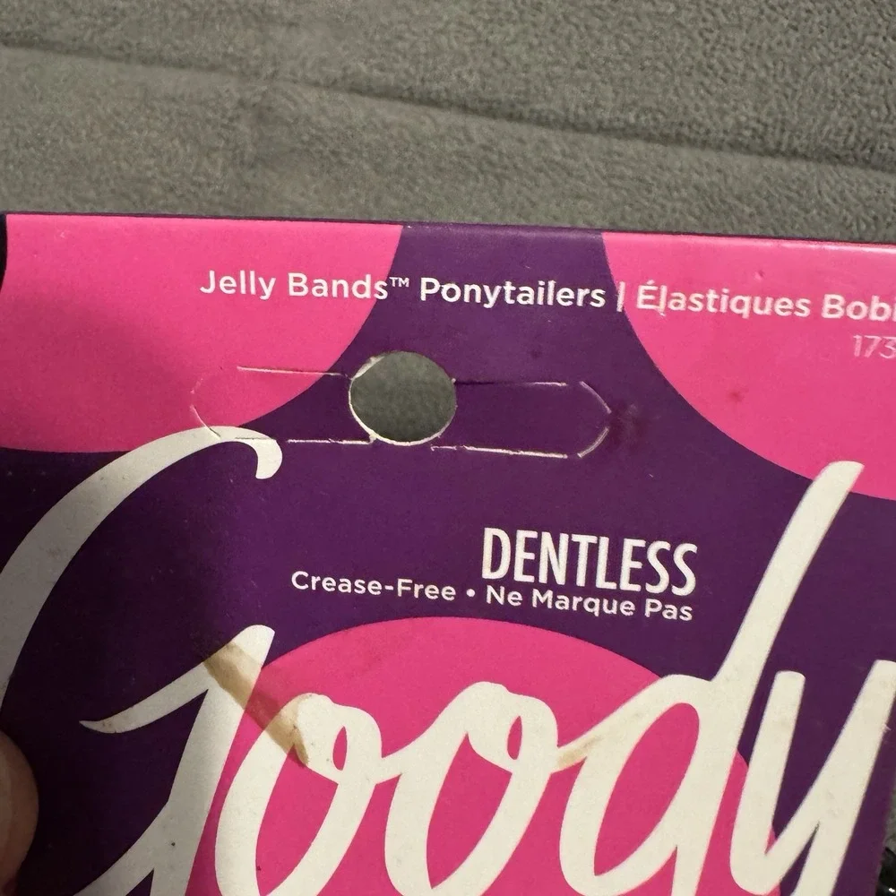 GOODY Dentless Jelly Bands Coil Mini Ponytails 10ct NEW